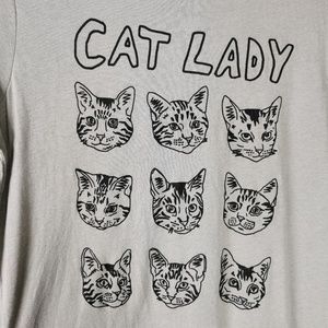NWOT Cat Lady T-Shirt